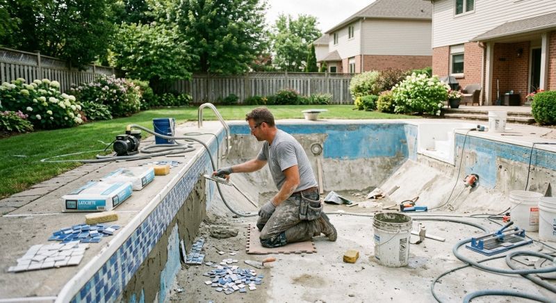 Swimming Pool Replastering Service