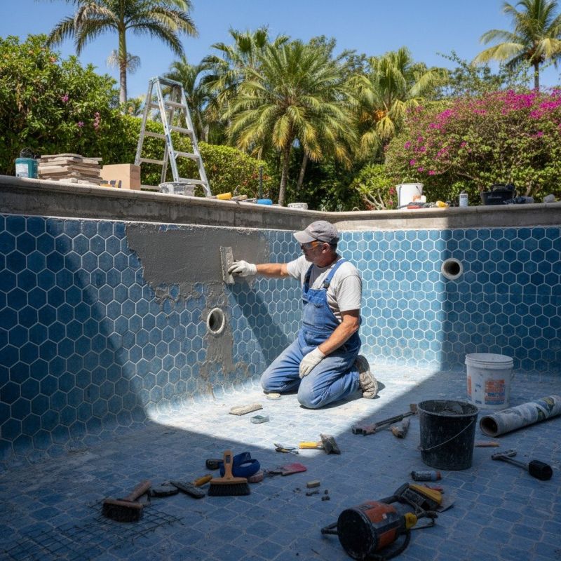 Swimming Pool Replastering
