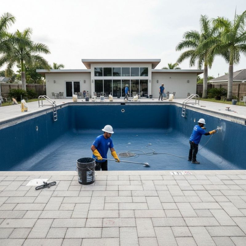 Swimming Pool Replastering